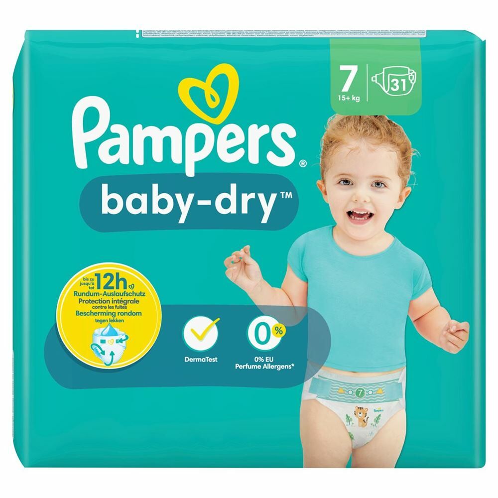 PAMPERS Baby-dry pants couches culottes taille 8 (+19kg) 29