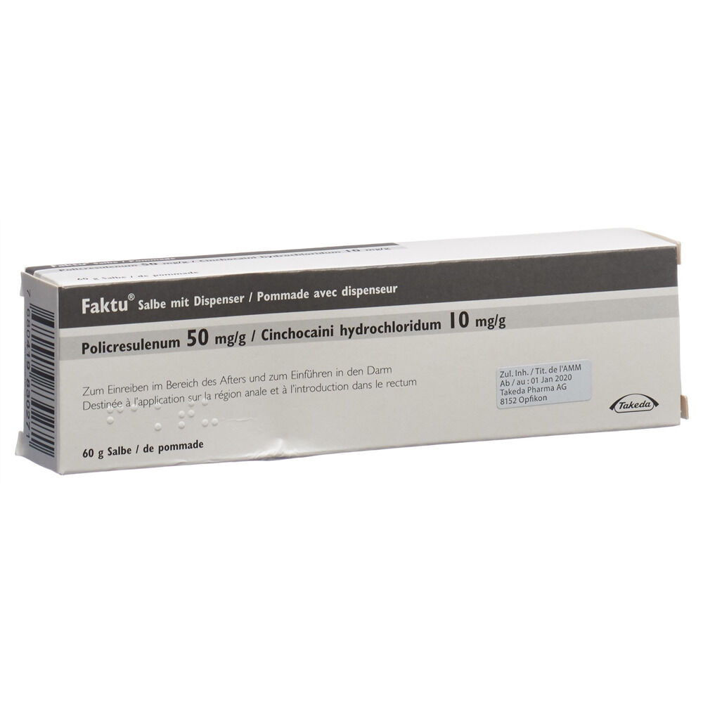 Faktu Salbe mit Dispenser Tb 60 g su prescrizione