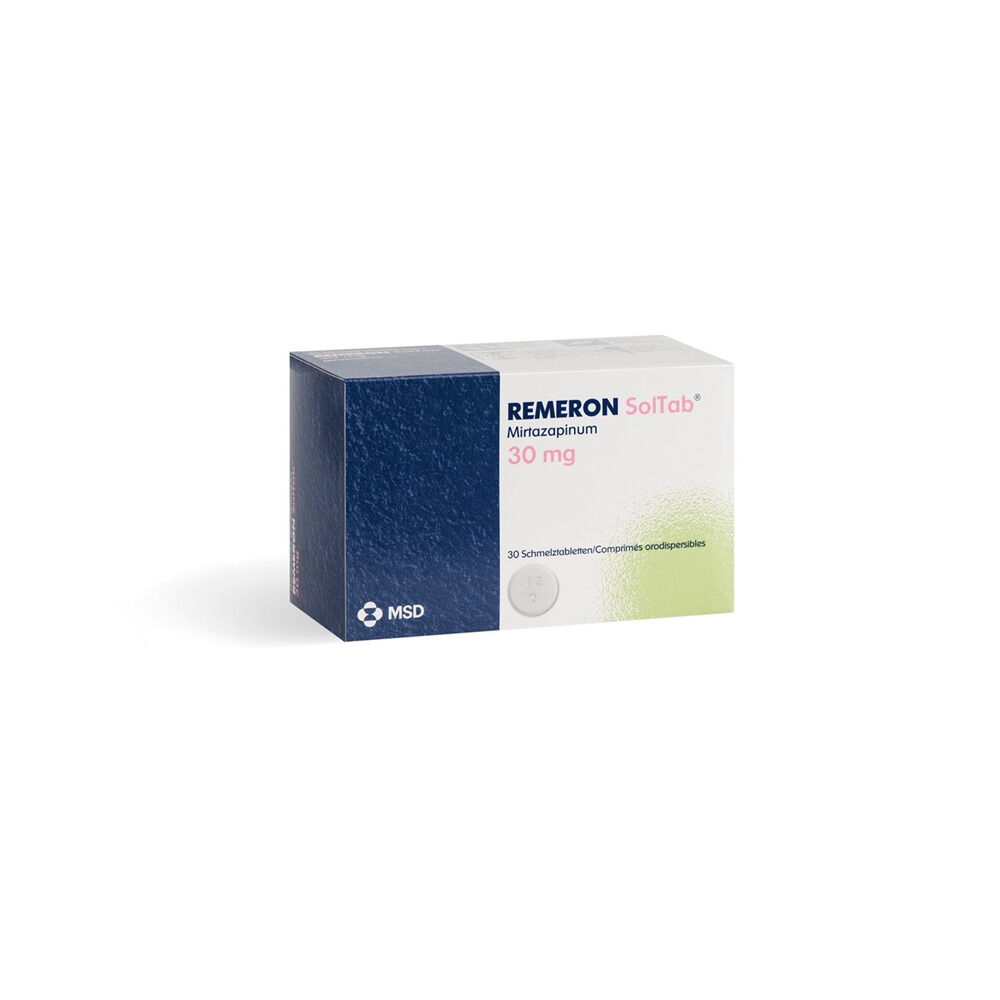 Remeron SolTab Schmelztabl 30 mg 30 Stk su prescrizione