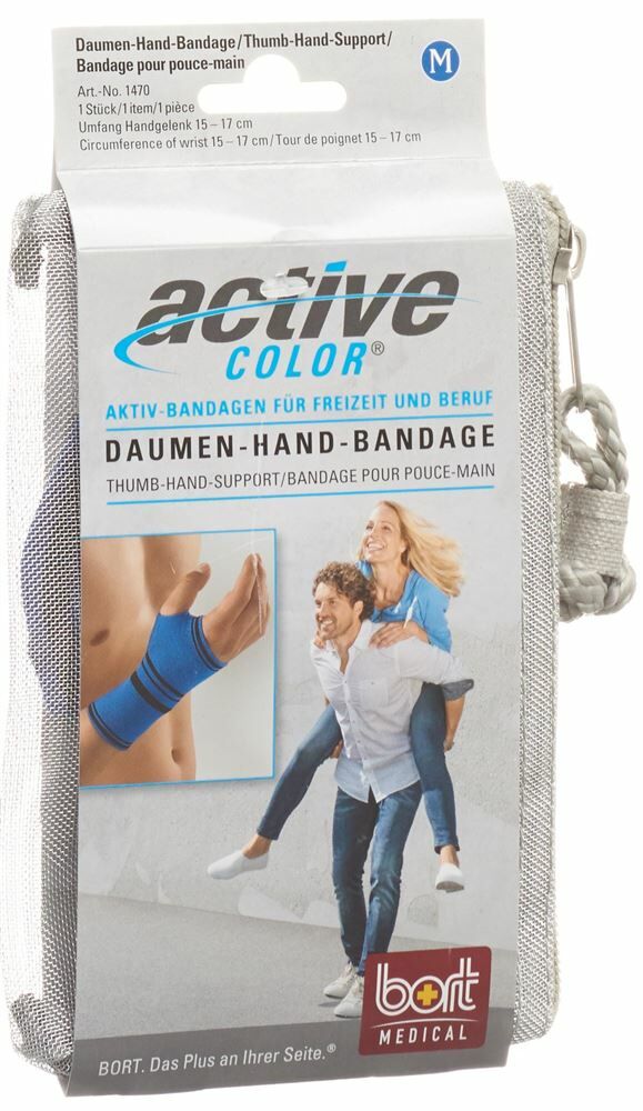 Bort ActiveColor bandage poignet M -19cm blanc