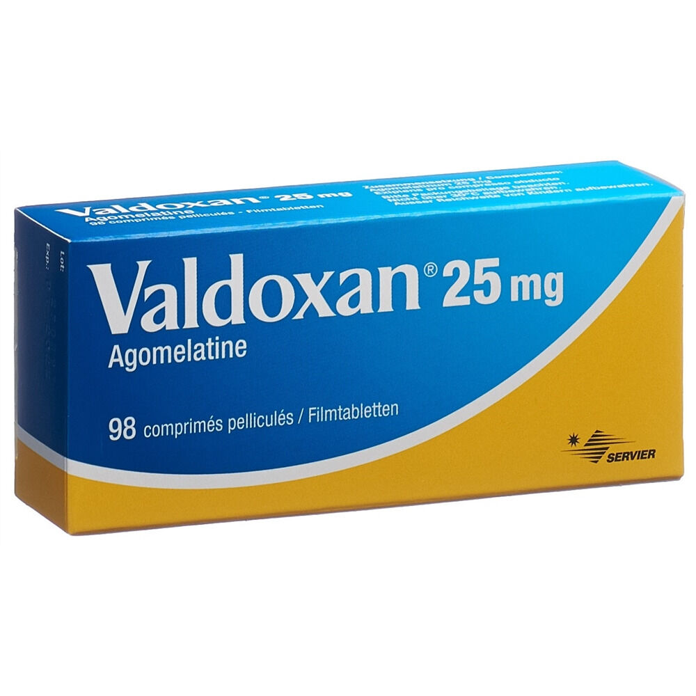 Valdoxan Filmtabl 25 mg 98 Stk su prescrizione