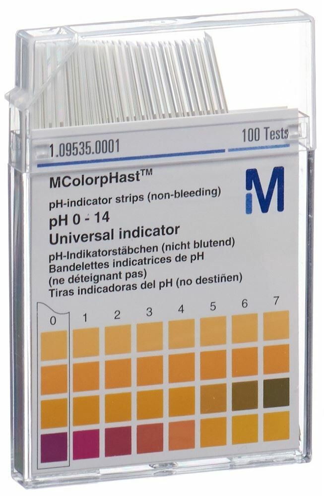 TIRAS PAPEL INDICADORAS PH 0-14 VARILLA NEXODIS (1