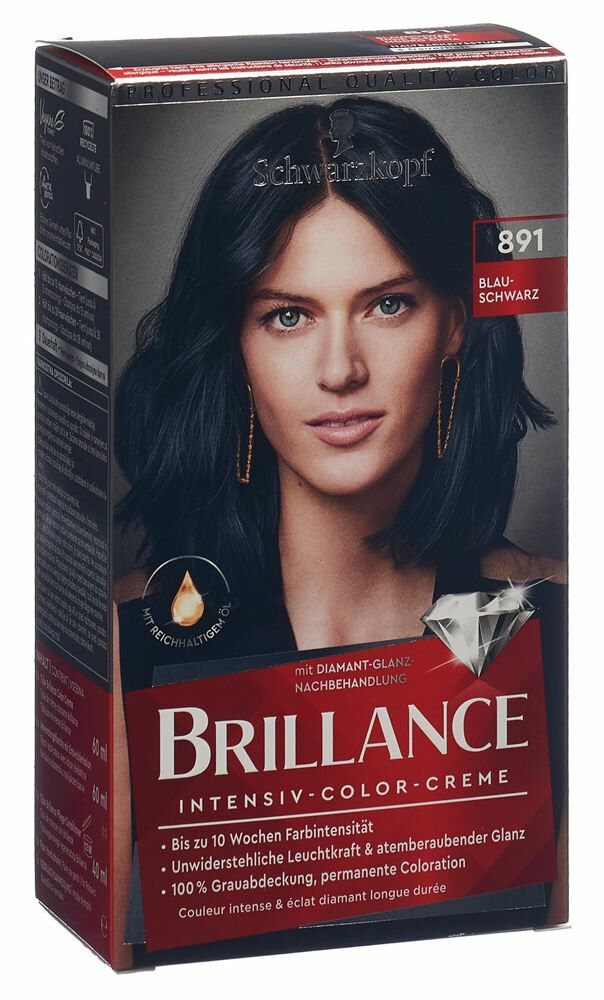 Coloration Brillance 891 Noir bleu Schwarzkopf