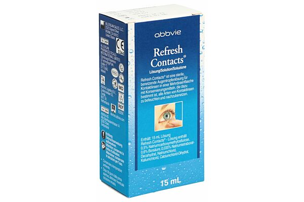 Refresh Contacts solution d'humidification fl 15 ml