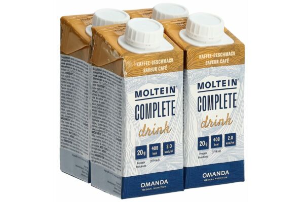 Moltein Complete Drink café 4 tétra 200 ml