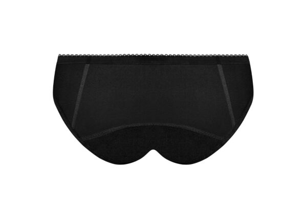 Dim Shorty menstruelle flux abondant 40-42 noir avec détail mesh