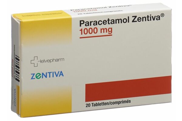 Paracetamol Zentiva cpr 1000 mg 20 pce