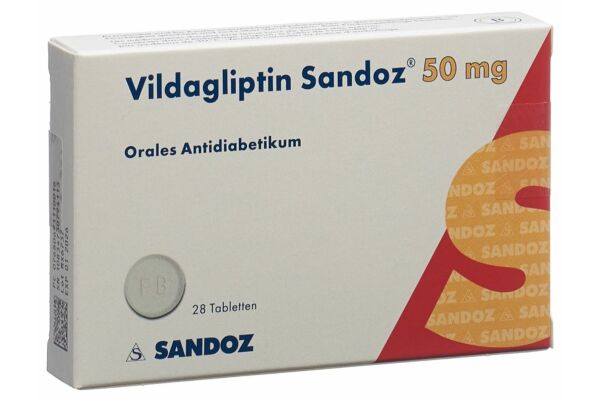 Vildagliptin Sandoz Tabl 50 mg 28 Stk