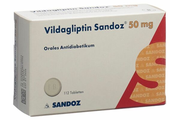 Vildagliptin Sandoz Tabl 50 mg 112 Stk