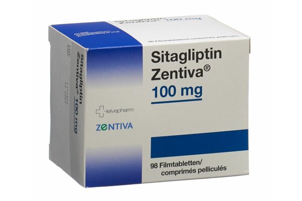 Sitagliptin Zentiva Filmtabl 100 mg 98 Stk