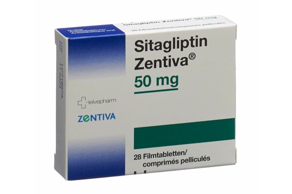 Sitagliptin Zentiva Filmtabl 50 mg 28 Stk