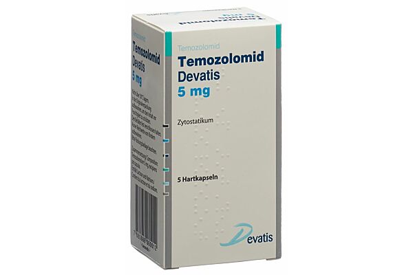 Temozolomid Devatis Kaps 5 mg Fl 5 Stk