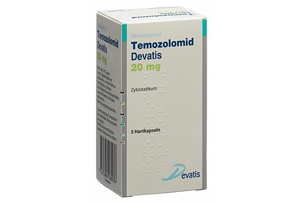 Temozolomid Devatis caps 20 mg fl 5 pce