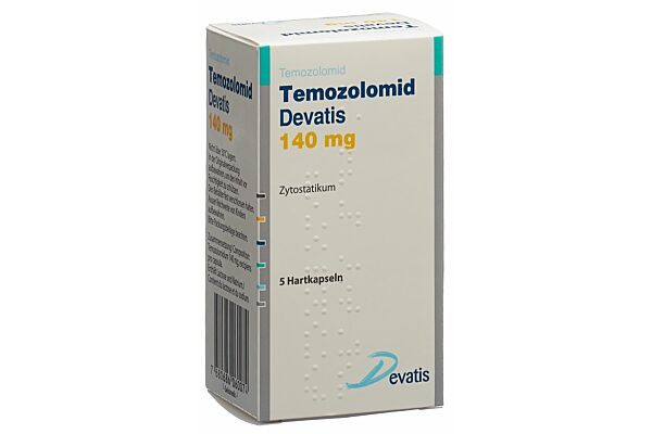 Temozolomid Devatis Kaps 140 mg Fl 5 Stk