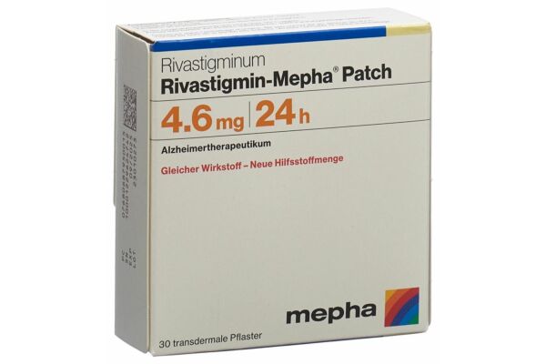 Rivastigmin-Mepha Patch 4.6 mg/24h TTS Btl 30 Stk