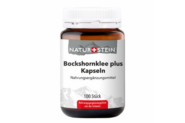 Naturstein Bockshornklee plus Kaps Glas 100 Stk