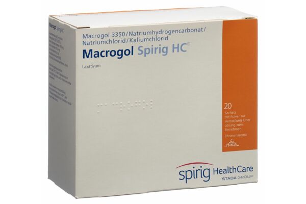 Macrogol Spirig HC Plv Btl 20 Stk