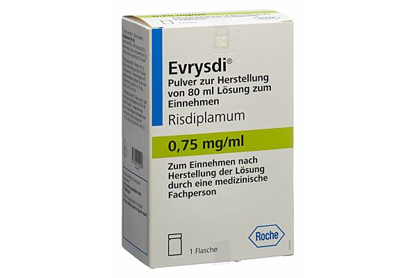 Evrysdi Plv 0.75 mg/ml zur Herstellung einer Lösung zum Einnehmen mit 5 Dosierspritzen Fl 80 ml