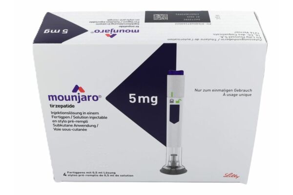 Mounjaro Inj Lös 5 mg/0.5ml Fertigpen 4 Stk