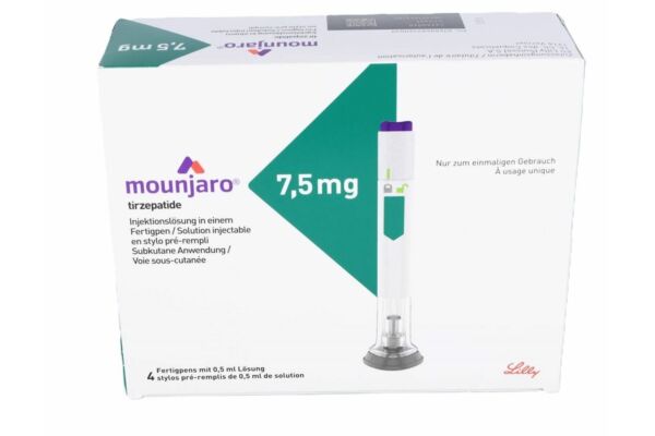 Mounjaro Inj Lös 7.5 mg/0.5ml Fertigpen 4 Stk