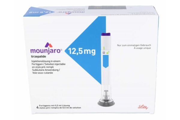 Mounjaro Inj Lös 12.5 mg/0.5ml Fertigpen 4 Stk