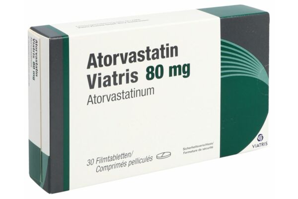 Atorvastatin Viatris cpr pell 80 mg 30 pce