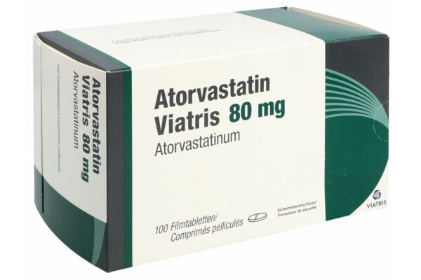 Atorvastatin Viatris Filmtabl 80 mg 100 Stk