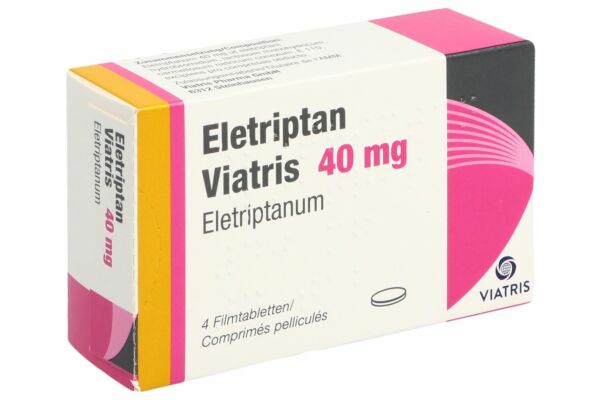 Eletriptan Viatris Filmtabl 40 mg 4 Stk