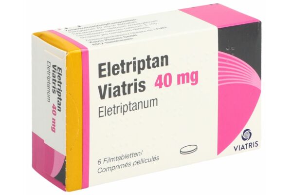 Eletriptan Viatris Filmtabl 40 mg 6 Stk