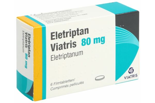 Eletriptan Viatris cpr pell 80 mg 6 pce