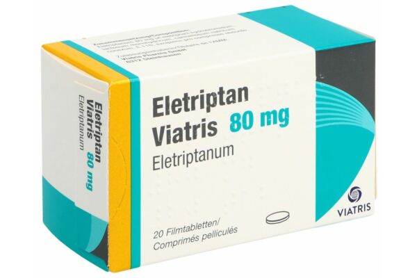 Eletriptan Viatris cpr pell 80 mg 20 pce