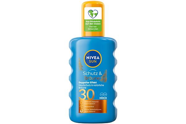 Nivea Sun Schutz & Bräune Sonnenspray LSF30 200 ml