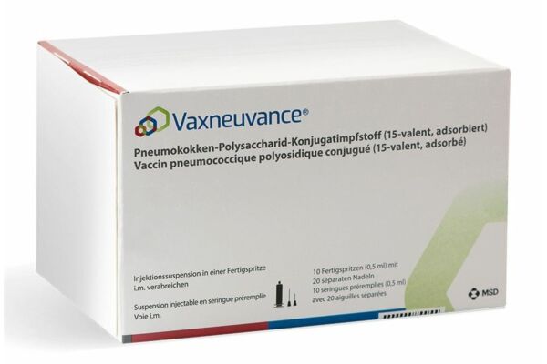 Vaxneuvance susp inj 10 ser pré 0.5 ml