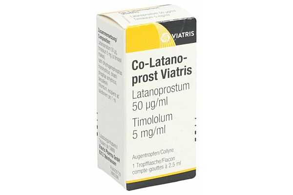 Co-Latanoprost Viatris gtt opht fl 2.5 ml