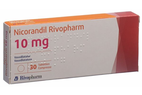 Nicorandil Rivopharm 10 mg 30 Stk