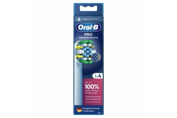 Oral-B Aufsteckbürsten Tiefenreinigung Pro 4 Stk