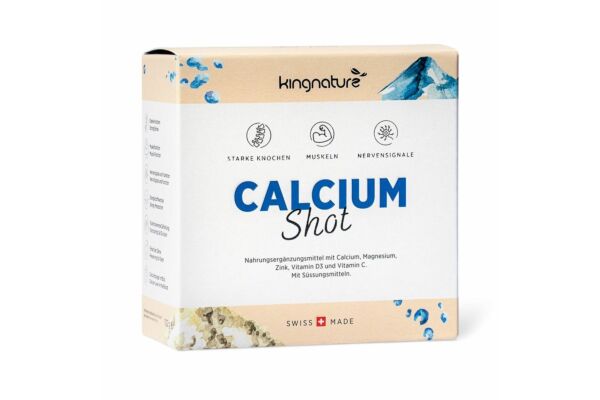 Kingnature Calcium Shot Plv Stick 30 Stk