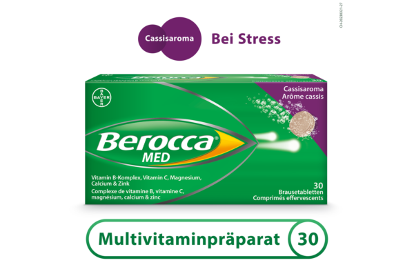 Berocca MED Brausetabl Cassisaroma 30 Stk