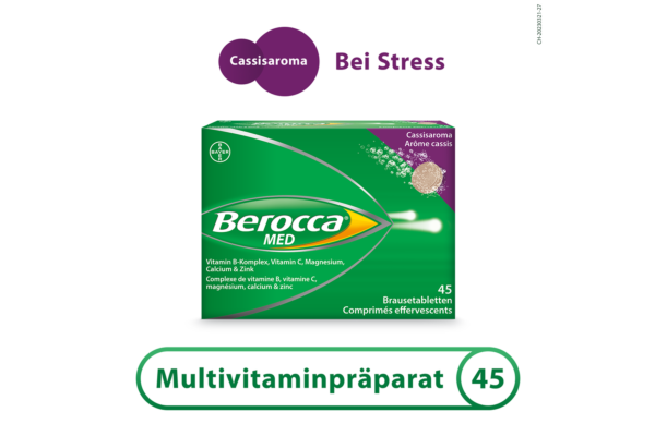 Berocca MED cpr eff arôme cassis 45 pce