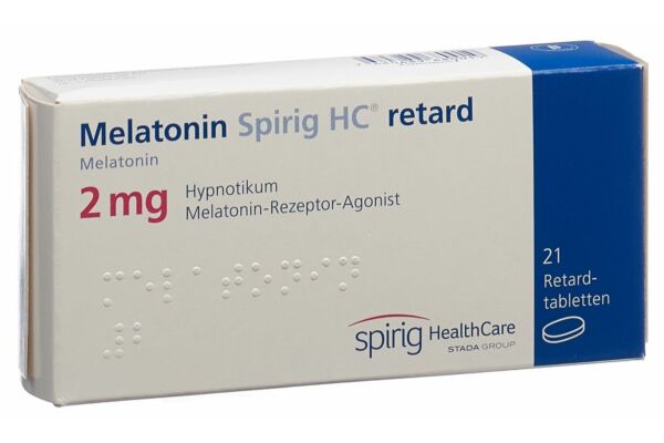 Melatonin Spirig HC Ret Tabl 2 mg 21 Stk