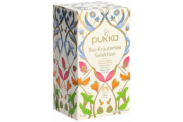 Pukka Kräutertee Selektion thé bio allemand sach 20 pce