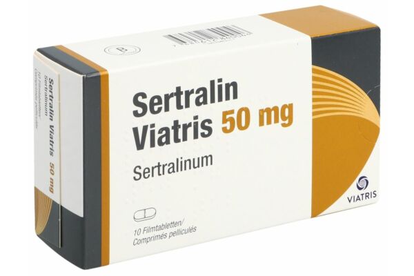 Sertralin Viatris Filmtabl 50 mg 10 Stk