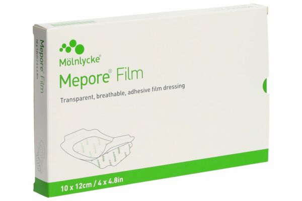 Mepore Film Folienverband 10x12cm steril 10 Stk