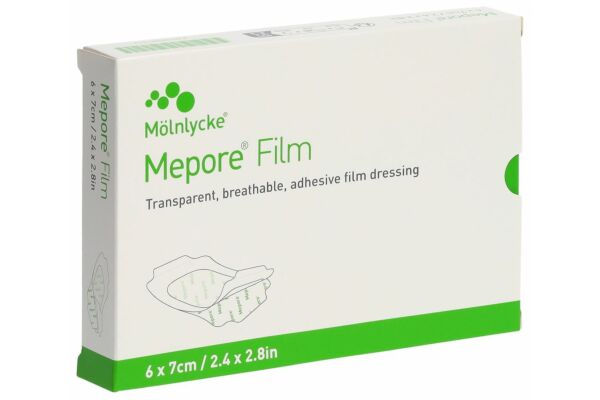 Mepore Film Folienverband 6x7cm steril 10 Stk