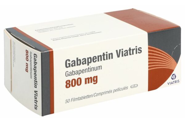 Gabapentin Viatris Filmtabl 800 mg 50 Stk