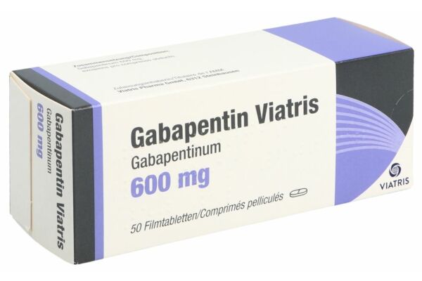 Gabapentin Viatris cpr pell 600 mg 50 pce