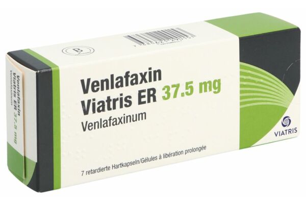 Venlafaxin Viatris ER Ret Kaps 37.5 mg 7 Stk