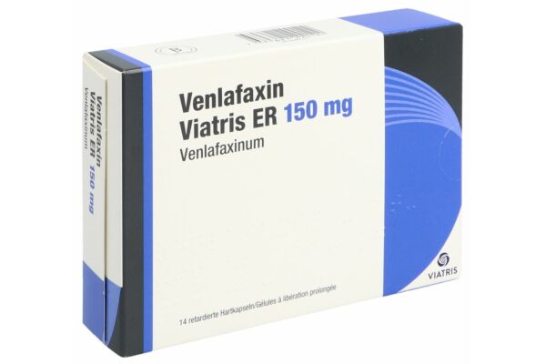 Venlafaxin Viatris ER Ret Kaps 150 mg 14 Stk