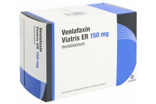 Venlafaxin Viatris ER Ret Kaps 150 mg 98 Stk