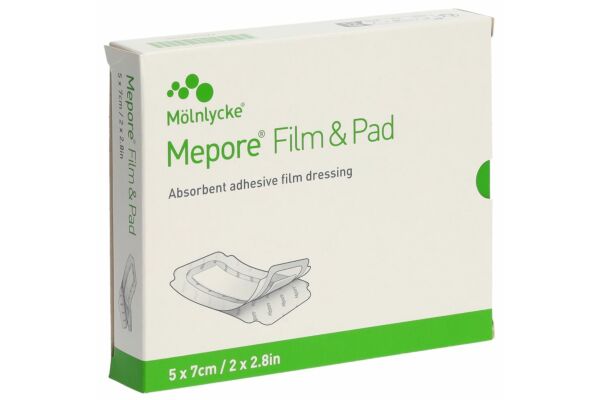 Mepore Film & Pad 5x7cm square (neu) 5 Stk